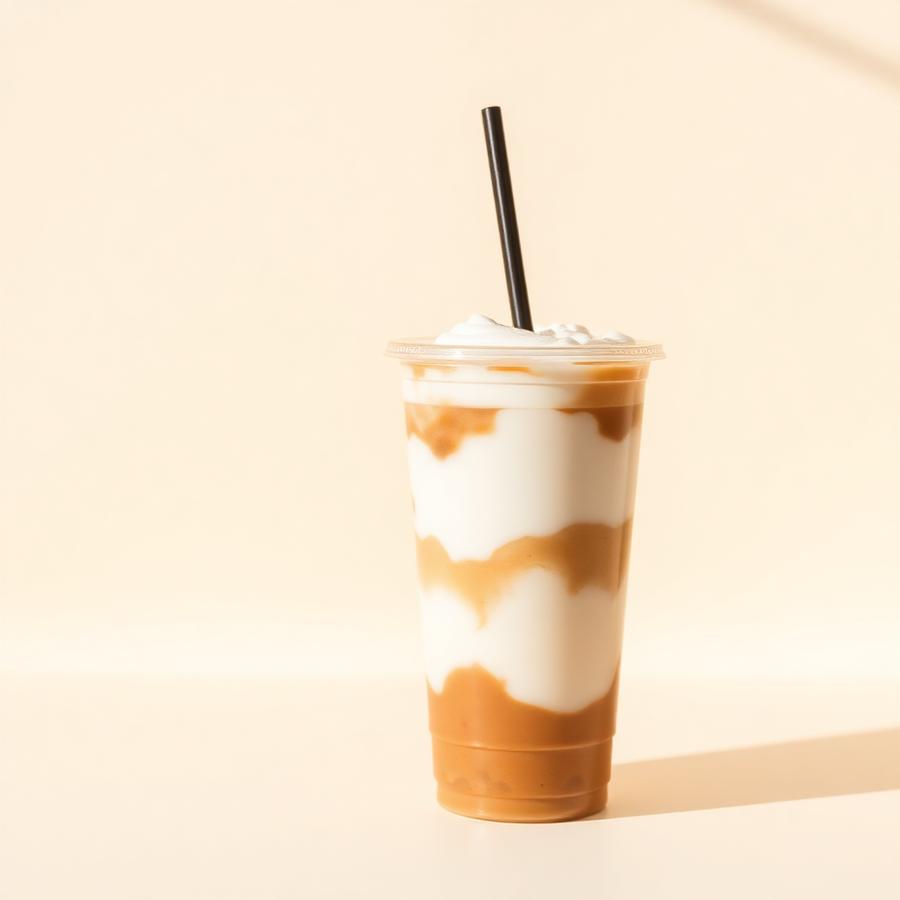 Coconut Cream Cold Brew — Cold brew, coconut syrup, coconut cream
